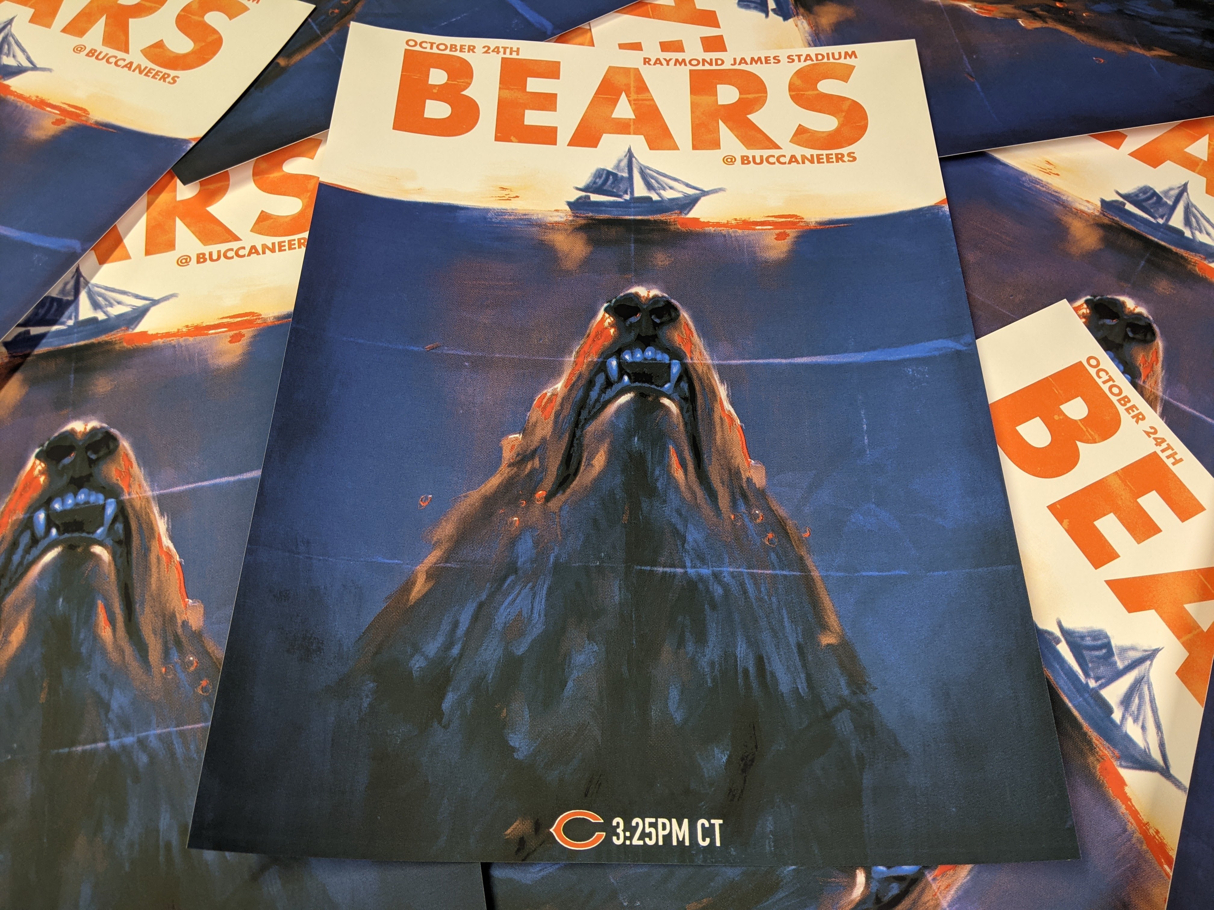 Game 7: "Official Bears Vs. Buccaneers" by Oscar Joyo