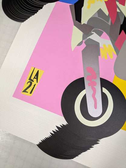 "No Smoke" AP Dye Cut Print by Langston