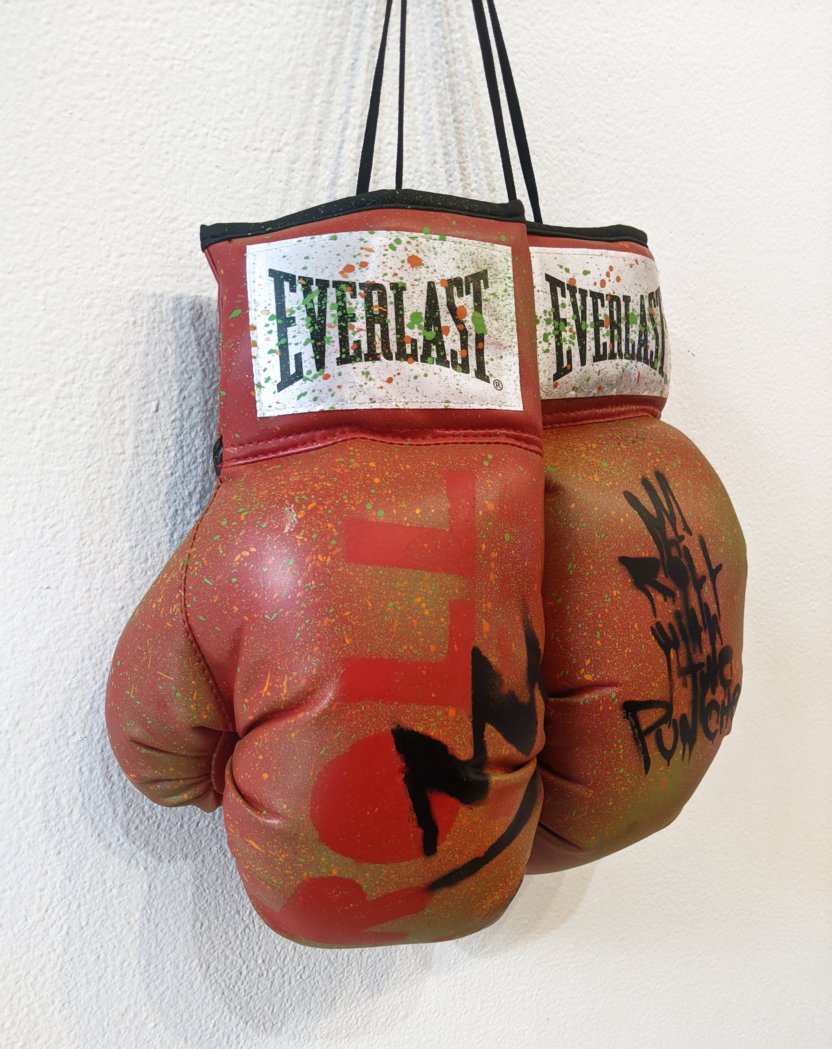 "Vintage Boxing Gloves 2" by JC Rivera