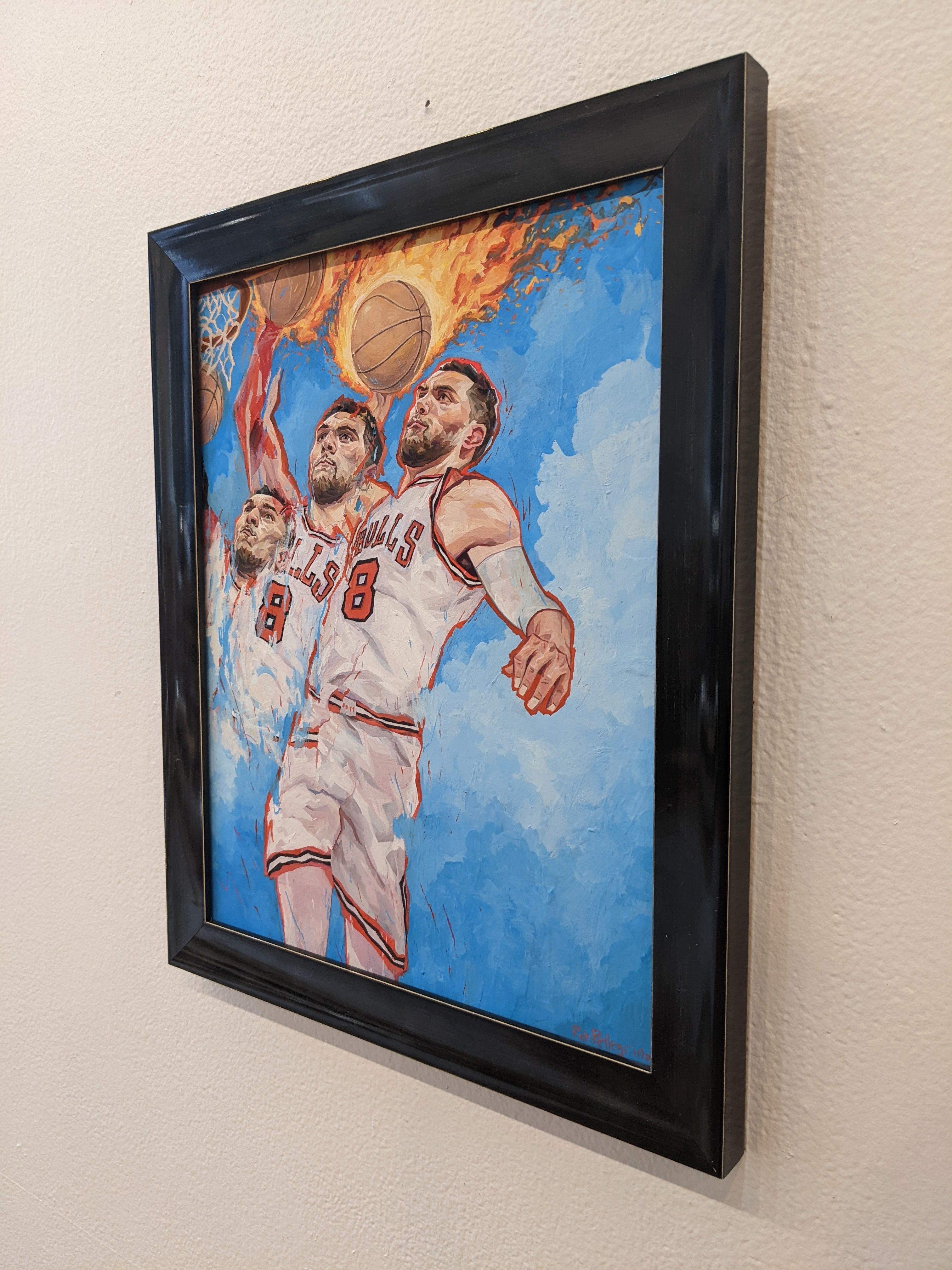 "LaVine On Fire" by Richard Pellegrino