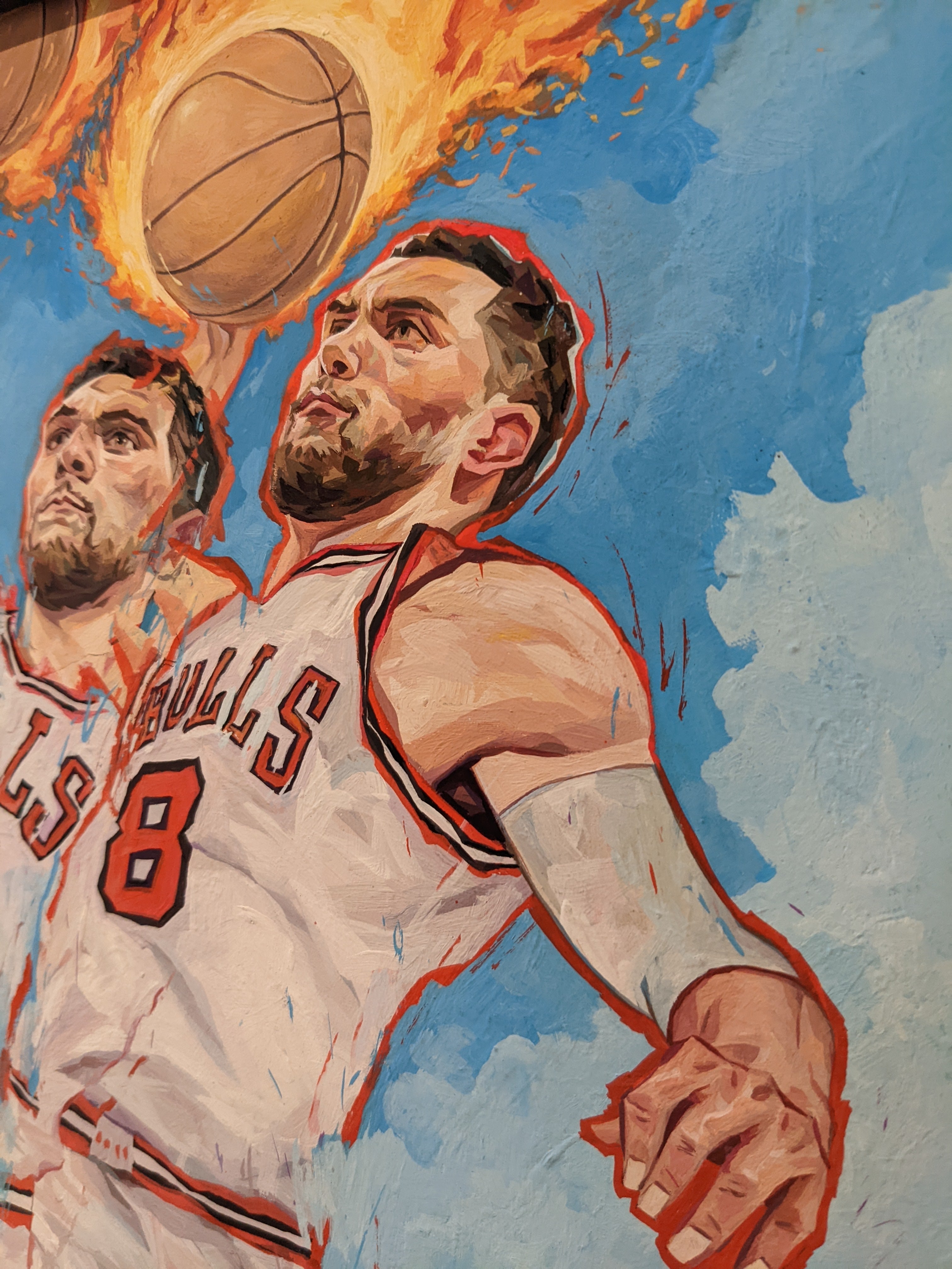 "LaVine On Fire" by Richard Pellegrino