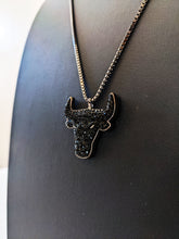 Load image into Gallery viewer, &quot;Black Bulls Crystal Pendant&quot; by Dan Life
