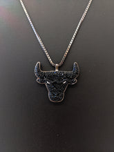 Load image into Gallery viewer, &quot;Black Bulls Crystal Pendant&quot; by Dan Life
