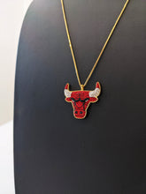 Load image into Gallery viewer, &quot;Red Bulls Crystal Pendant&quot; by Dan Life
