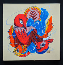Load image into Gallery viewer, &quot;Midwest Totems 2&quot; by Rocodrilo
