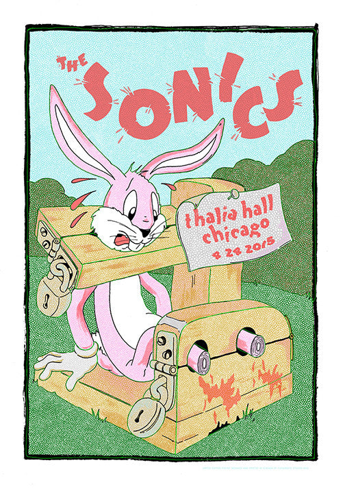 "Sonics Poster- Chicago 2015" by Zissou Tasseff-Elenkoff