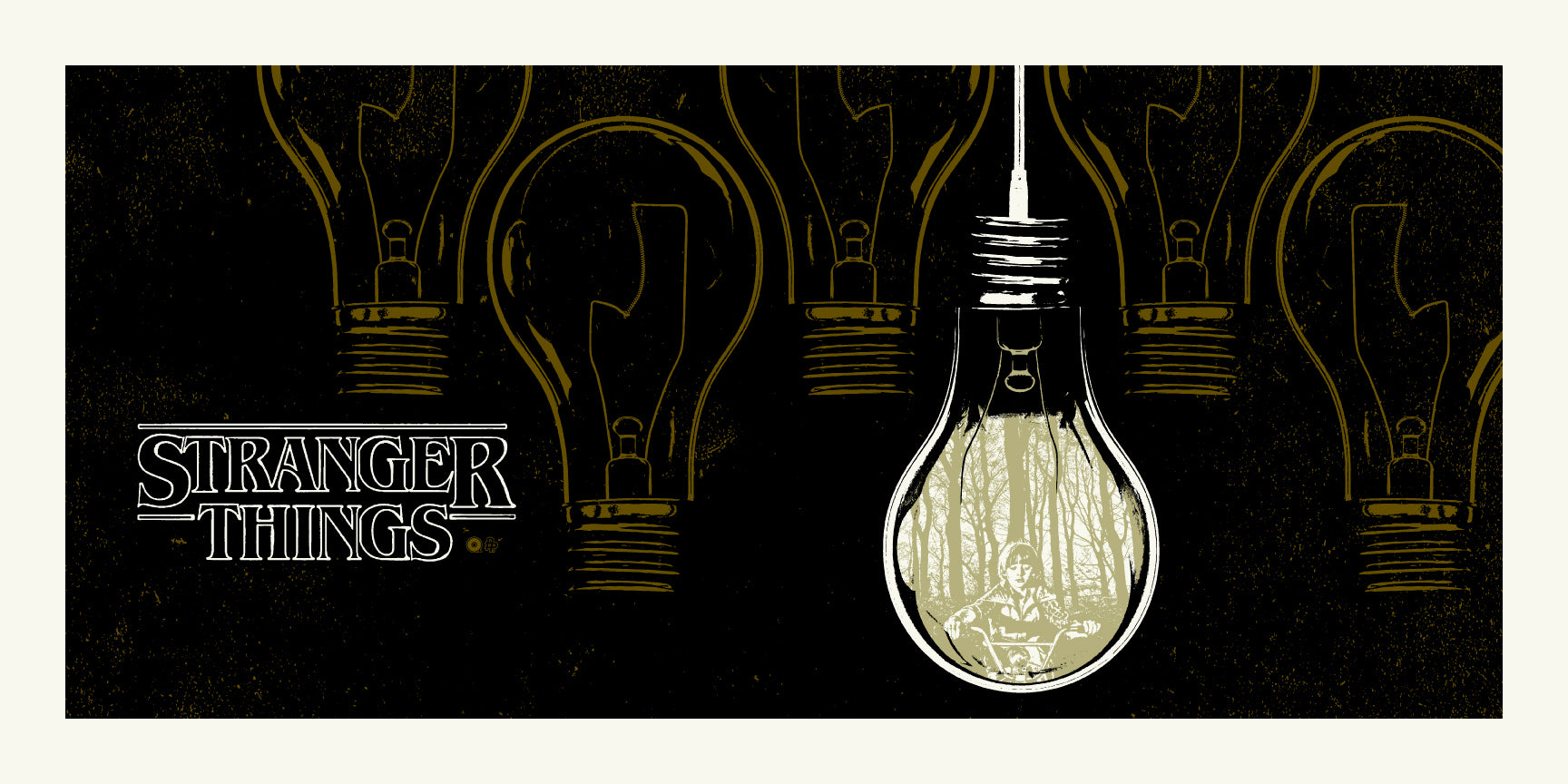 "Stranger Things Light Bulb" by Chris Garofalo