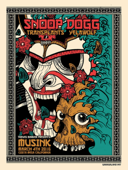 Snoop Dogg Musink Print