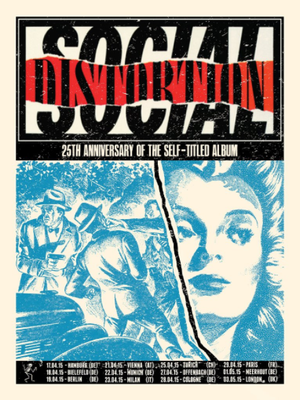 Social Distortion Euro Tour of 2015 Print