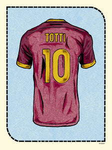 "F. Totti Jersey" by Zissou Tasseff-Elenkoff