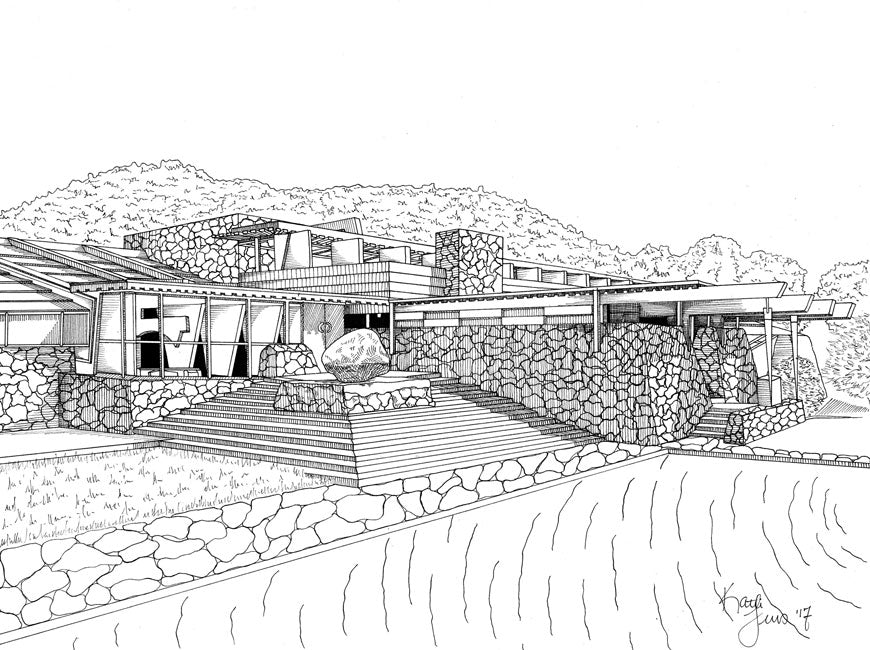 Taliesin Print by Kate Lewis