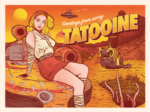 "Tatooine Postcard" by Samuel B. Thorne