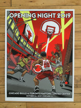Load image into Gallery viewer, &quot;Officially Licensed Chicago Bulls &#39;19 - &#39;20 Opening Day&quot; by Tim Doyle
