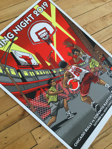 "Officially Licensed Chicago Bulls '19 - '20 Opening Day" by Tim Doyle