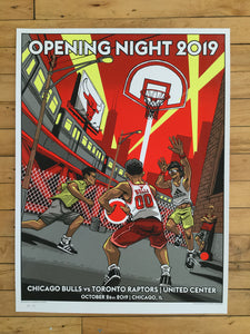 "Officially Licensed Chicago Bulls '19 - '20 Opening Day" by Tim Doyle