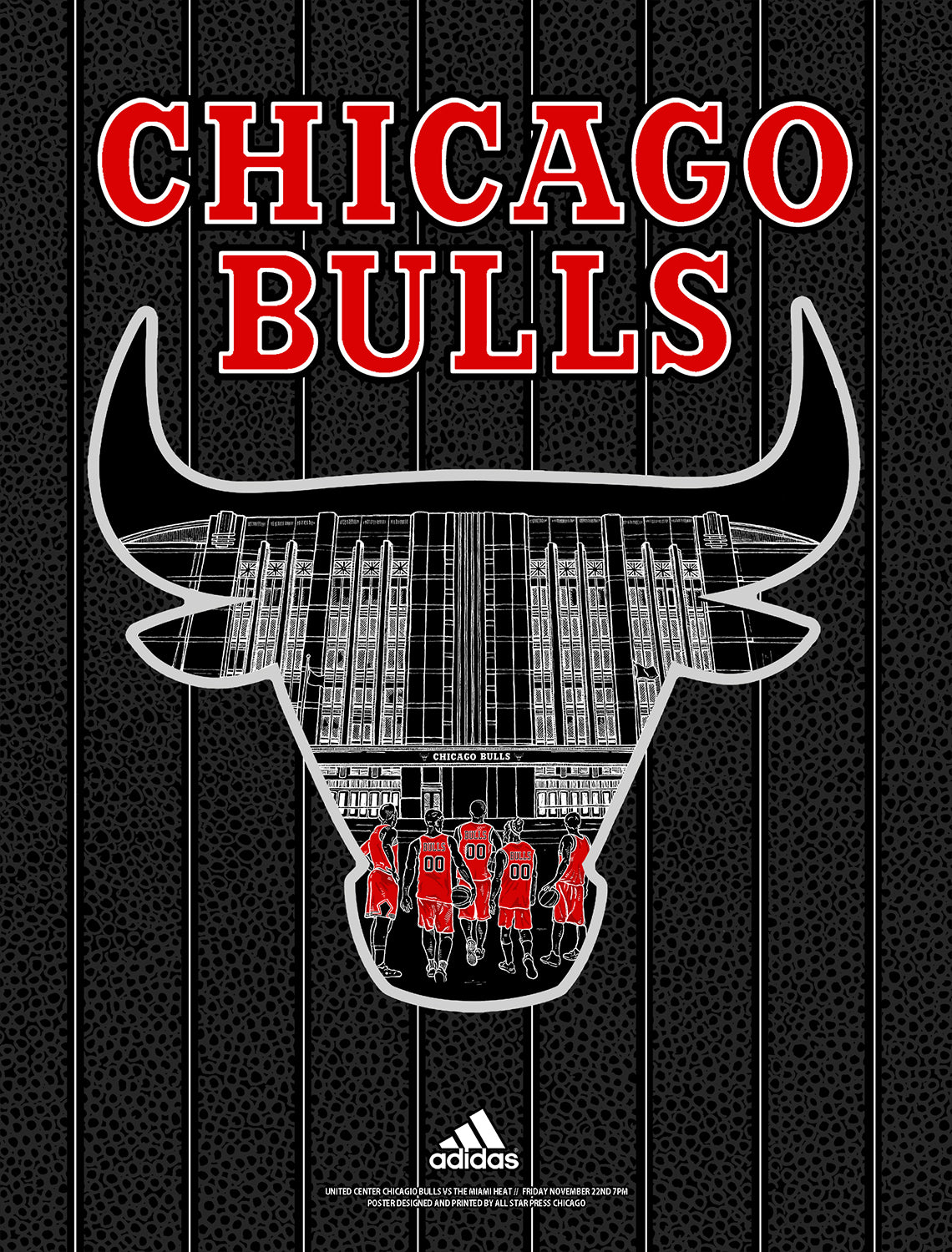 "Officially Licensed Chicago Bulls '19 - '20 Statement" by Zissou Tasseff-Elenkoff