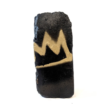 "Hand Embellished Black Brick 2" by JC Rivera