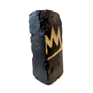 "Hand Embellished Black Brick" by JC Rivera