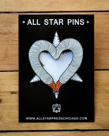 "GooseHeart" Pin by Goosenek