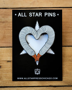 "GooseHeart" Pin by Goosenek