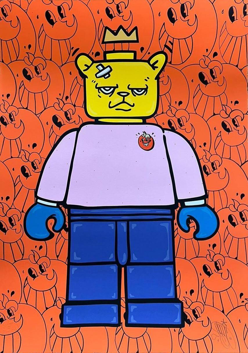 "Bear & Square Collaboration" by Atomiko X JC Rivera