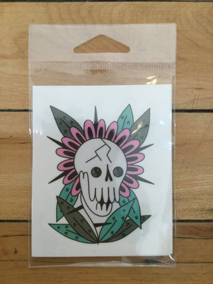 "Skull and Cassette" by Blake Jones X Michelle Wanhala