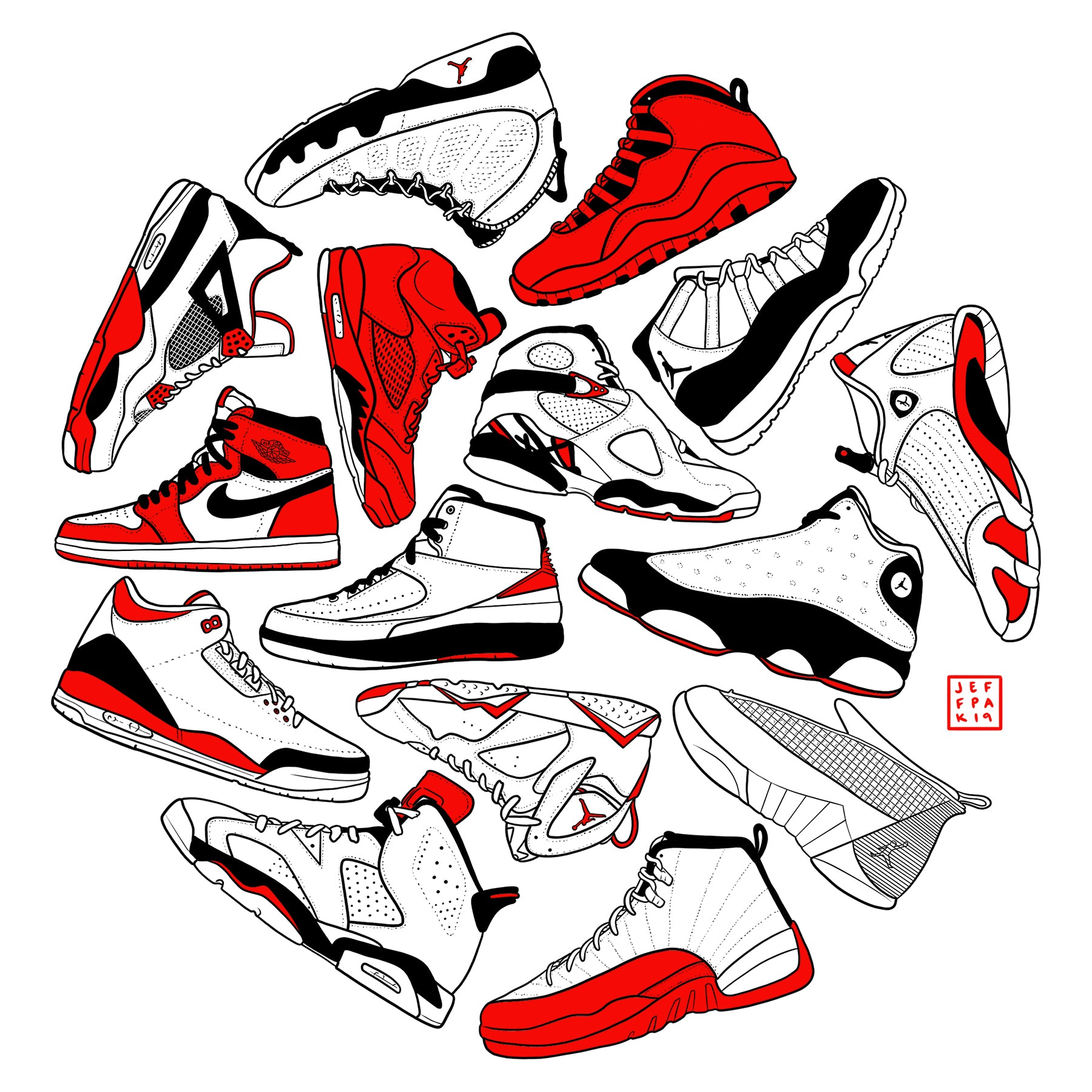 "Jumpman x 15" by Jeff Pak