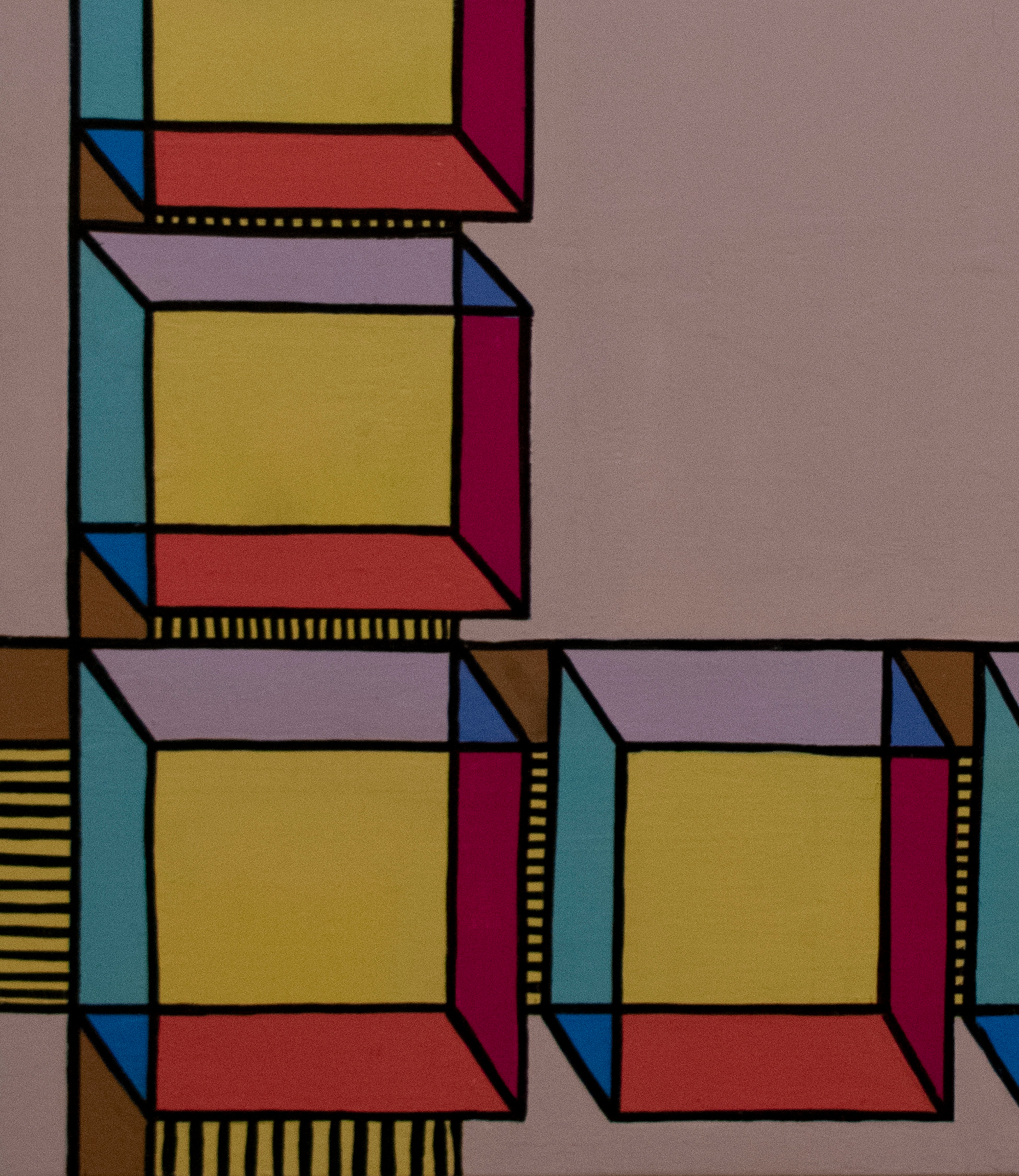 L is for Lines and Lines and Lines Original by Kate Lewis