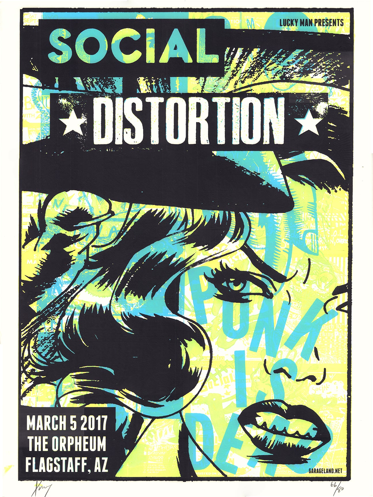 Social Distortion at The Orpheum Print