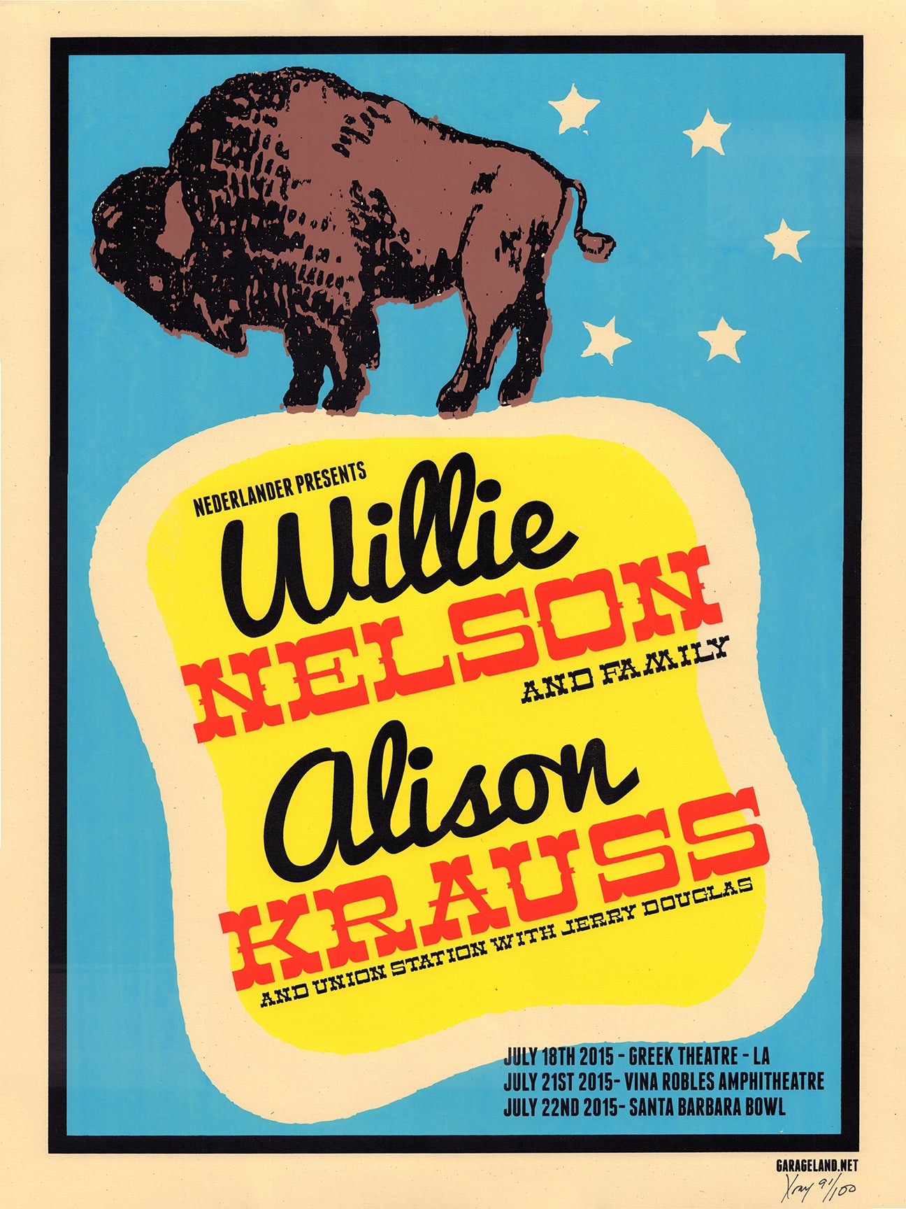 Willie Nelson & Alison Krauss Print